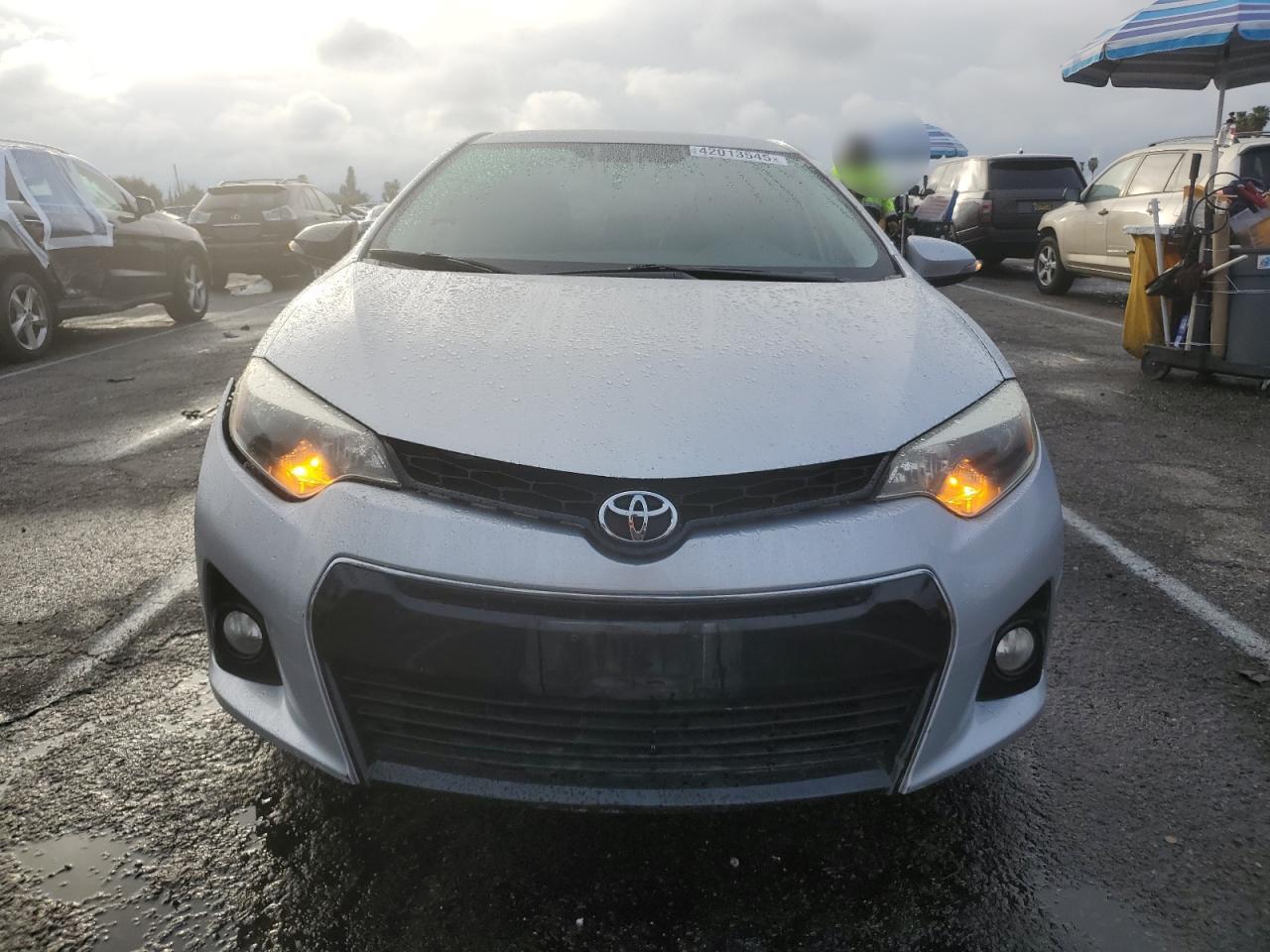 2016 Toyota Corolla VIN 5YFBURHEXGP378716 Copart auction photo, undercarriage / all over damage thumbnail 5