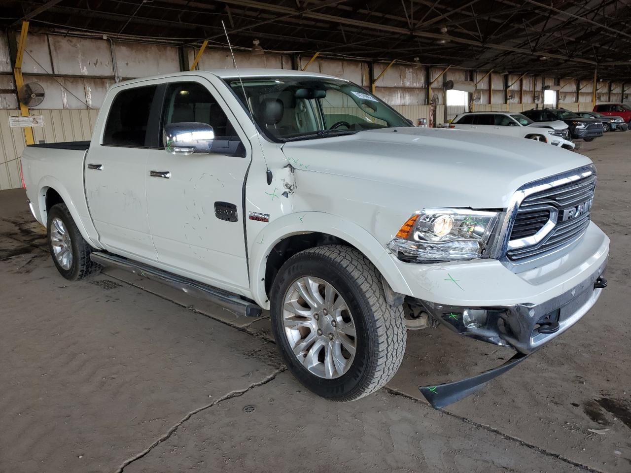 2017 RAM 1500 VIN 1C6RR7PT5HS750653 Copart auction photo, side / front end damage thumbnail 4