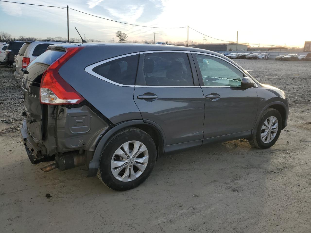 2012 Honda CR-V VIN 2HKRM4H52CH614008 Copart auction photo, rear end damage thumbnail 3