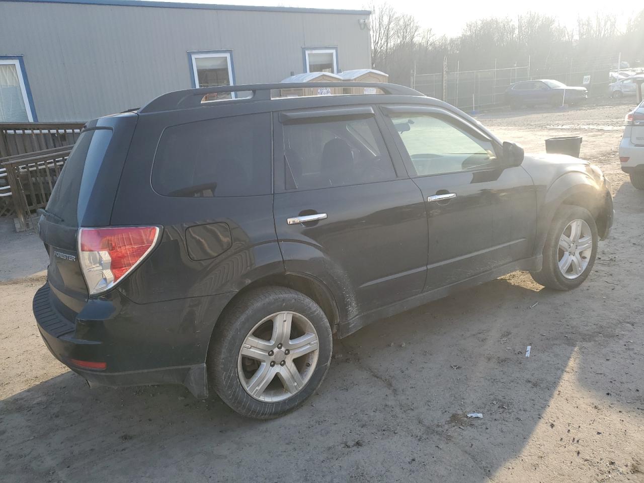 2009 Subaru Forester VIN JF2SH63649H760338 Copart auction photo, front end / side damage thumbnail 3