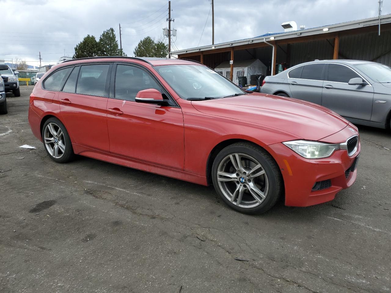 2014 BMW 3er VIN WBA3G7C57EKN37062 Copart auction photo, rear end damage thumbnail 4