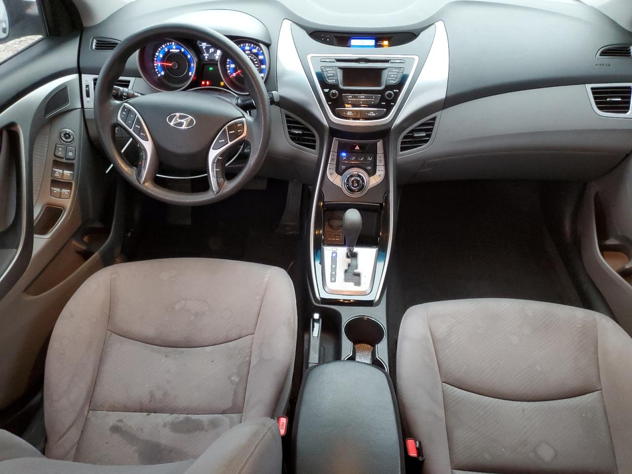 2013 Hyundai Elantra VIN KMHDH4AE5DU931194 Copart auction photo, side / front end damage thumbnail 8