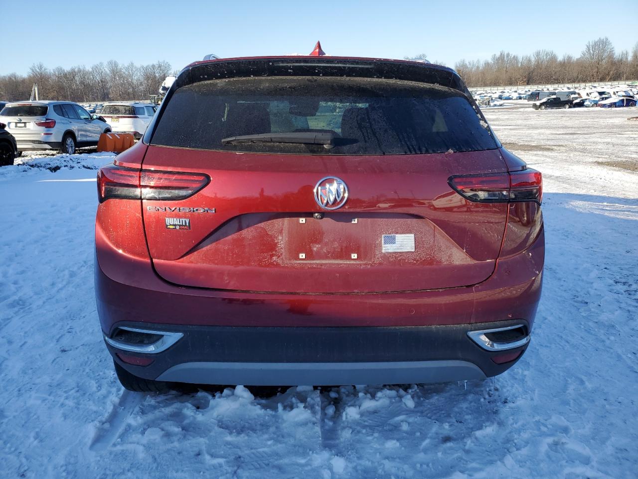 2022 Buick Envision VIN LRBAZLR4XND164615 Copart auction photo, front end damage thumbnail 6