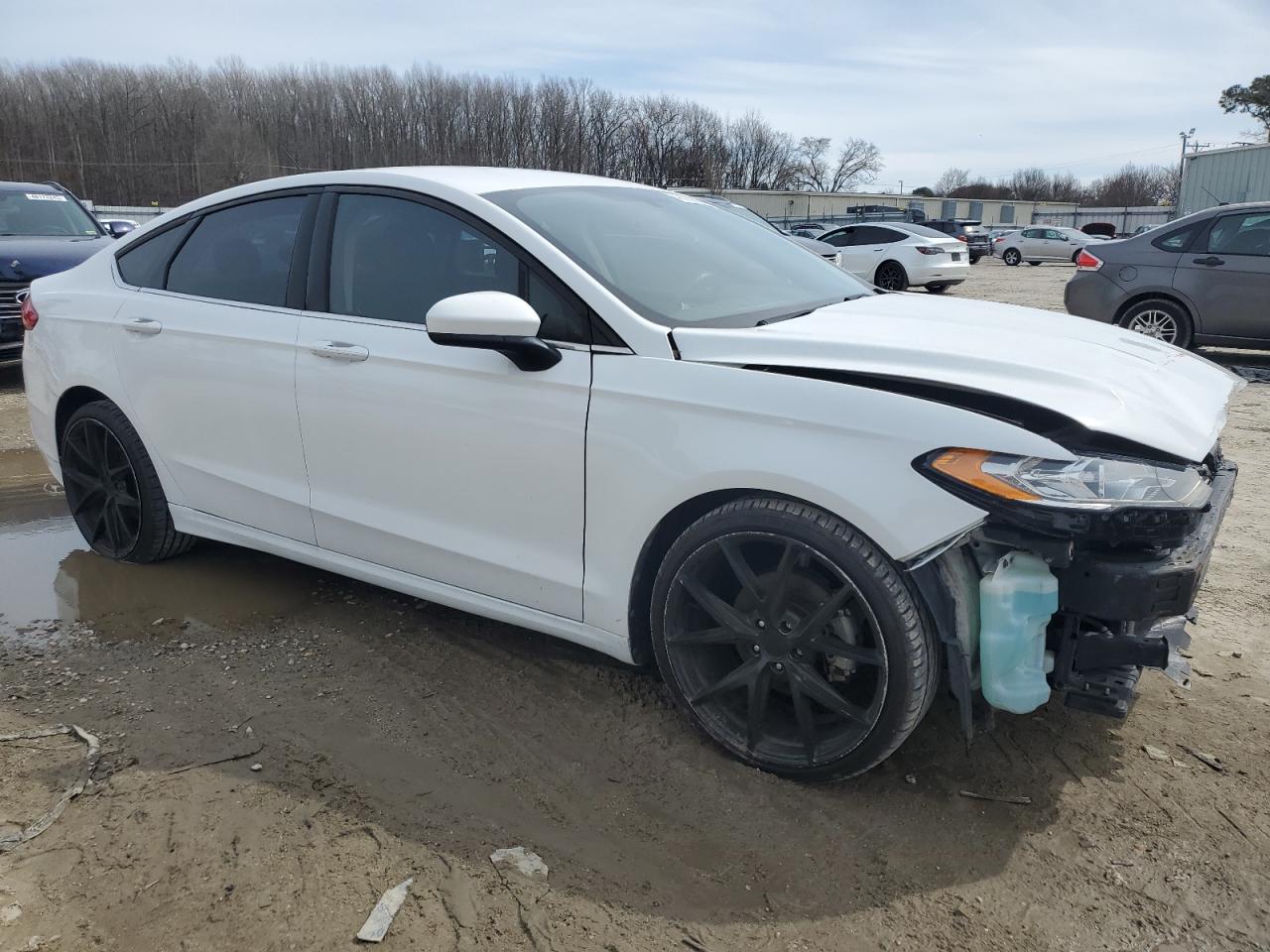 2018 Ford Fusion VIN 3FA6P0H7XJR123657 Copart auction photo, front end / minor dent/scratches damage thumbnail 4