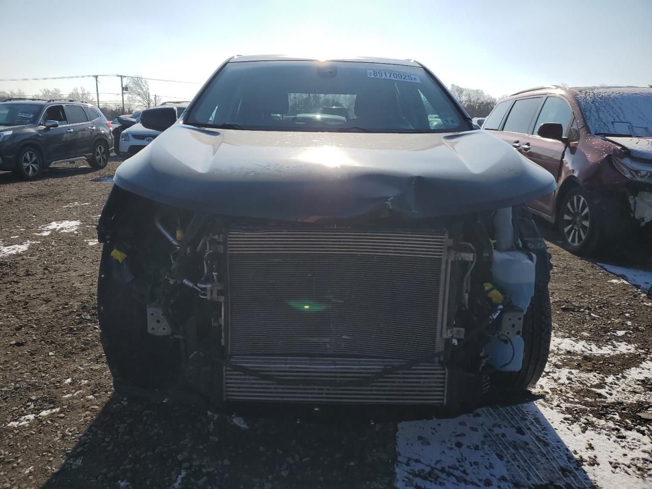 2020 Chevrolet Equinox VIN 3GNAXUEV1LL111859 Copart auction photo, undercarriage / rear end damage thumbnail 5