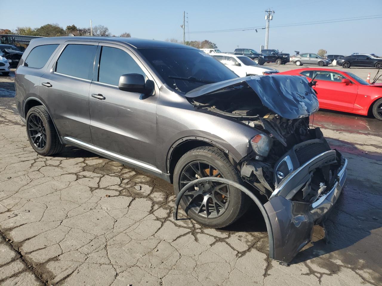 2017 Dodge Durango VIN 1C4RDHAG2HC672173 Copart auction photo, front end damage thumbnail 4