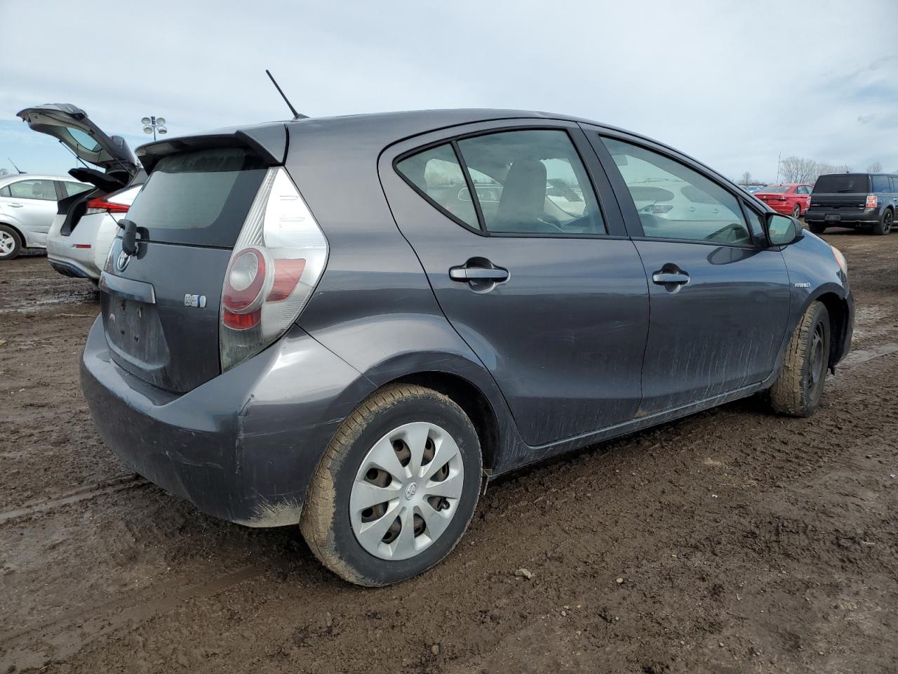 2013 Toyota Prius VIN JTDKDTB35D1544838 Copart auction photo, front end / minor dent/scratches damage thumbnail 3