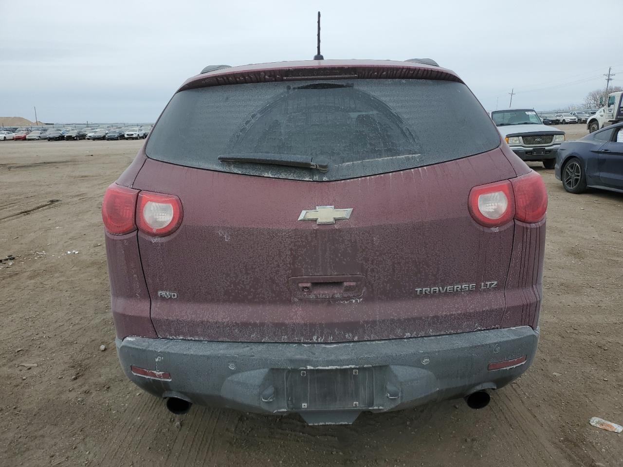 2011 Chevrolet Traverse VIN 1GNKVLED4BJ166811 Copart auction photo, front end damage thumbnail 6