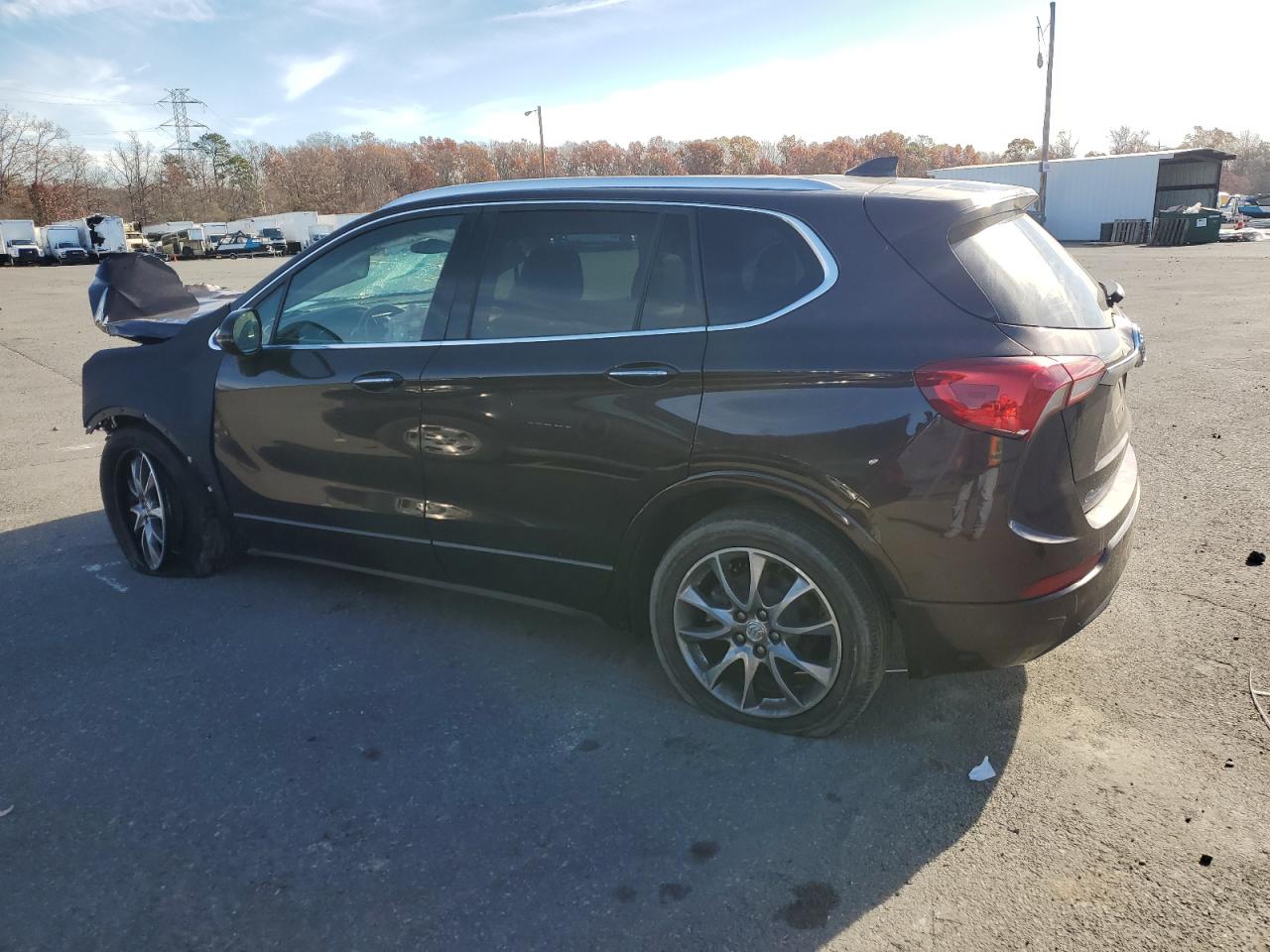 2020 Buick Envision VIN LRBFXCSA5LD161405 Copart auction photo, front end damage thumbnail 2