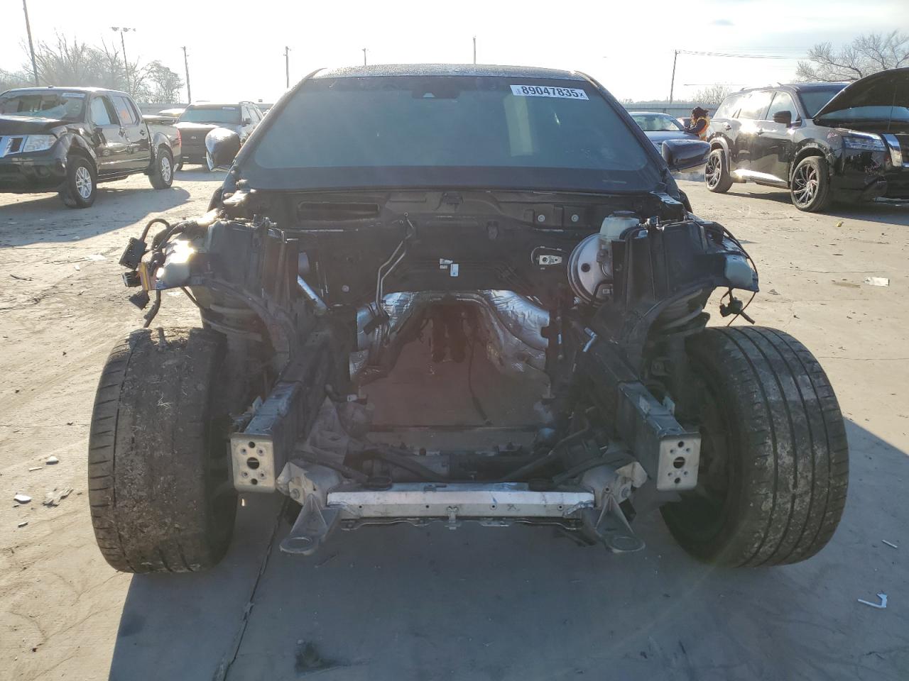 2016 Cadillac CTS VIN 1G6A15S66G0168724 Copart auction photo, vandalism / stripped damage thumbnail 5