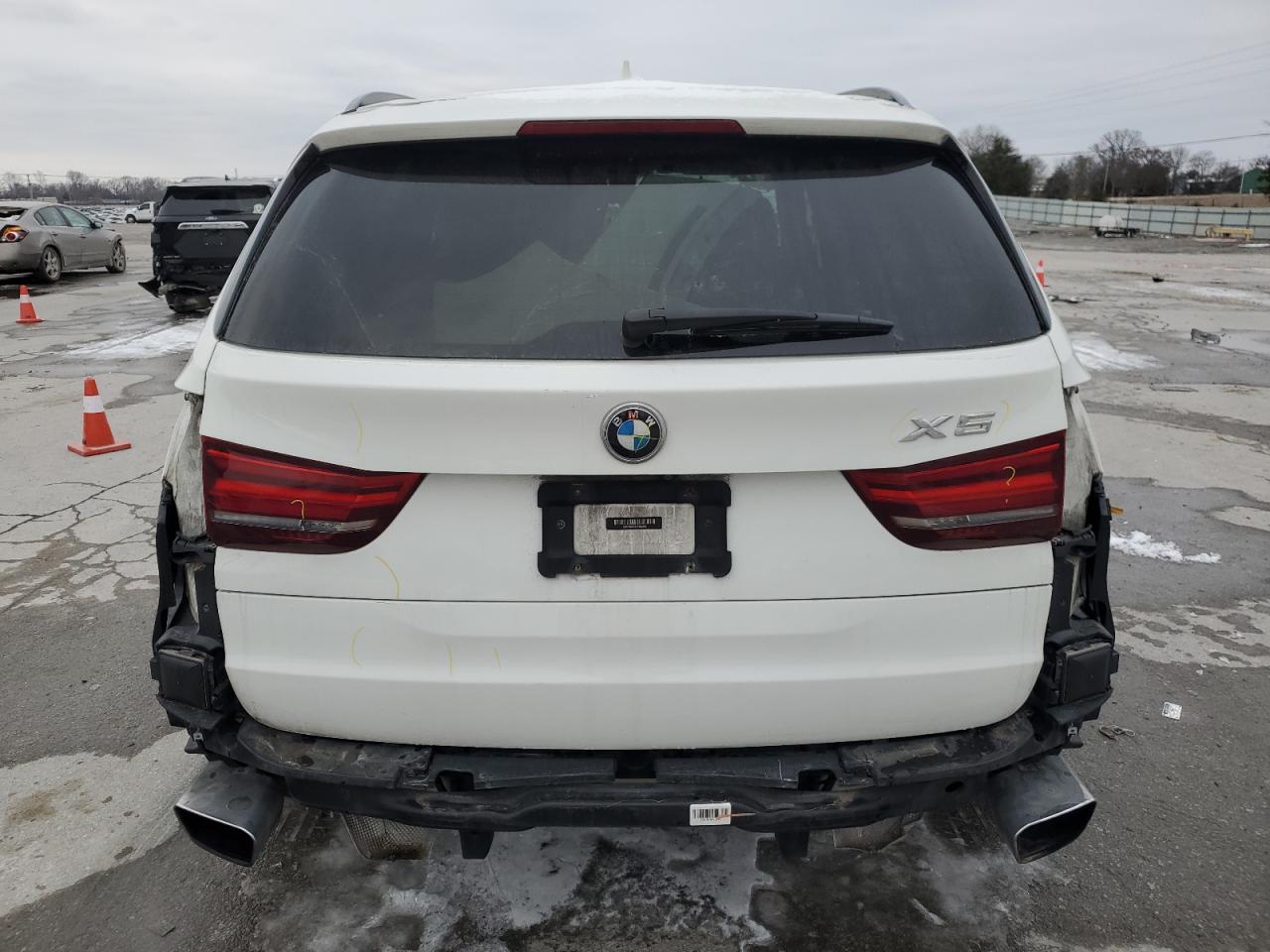 2018 BMW X5 VIN 5UXKR0C53J0X90562 Copart auction photo, burn - engine / front end damage thumbnail 6