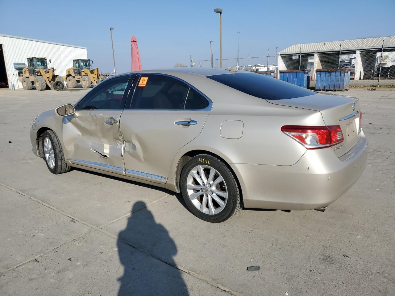 2010 Lexus ES VIN JTHBK1EG2A2343637 Copart auction photo, all over damage thumbnail 2
