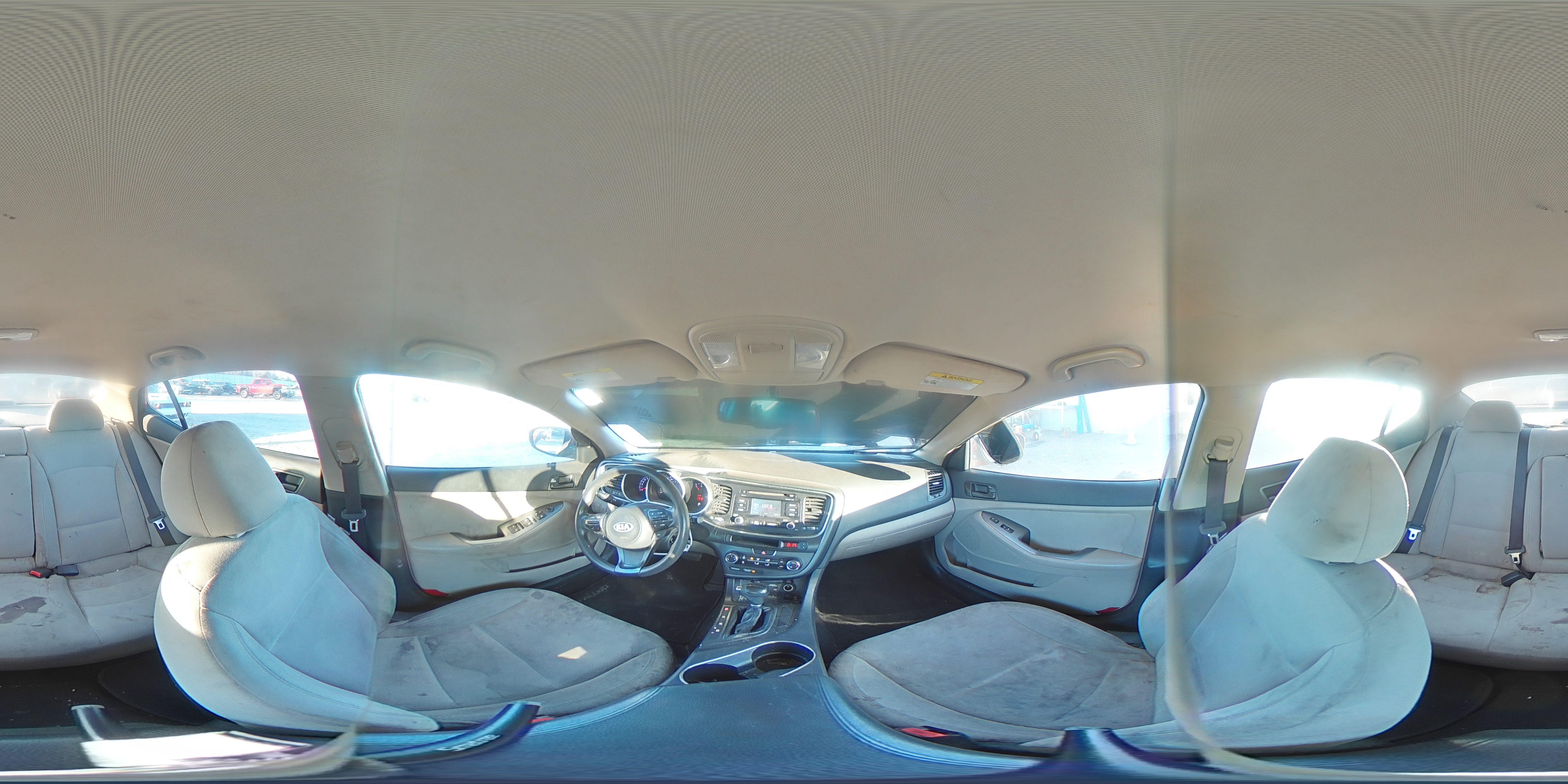 2015 KIA Optima VIN 5XXGM4A77FG367653 Copart auction photo, all over damage thumbnail 12