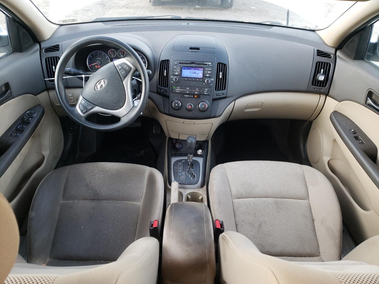 2012 Hyundai Elantra VIN KMHDC8AE6CU158434 Copart auction photo, front end / undercarriage damage thumbnail 8