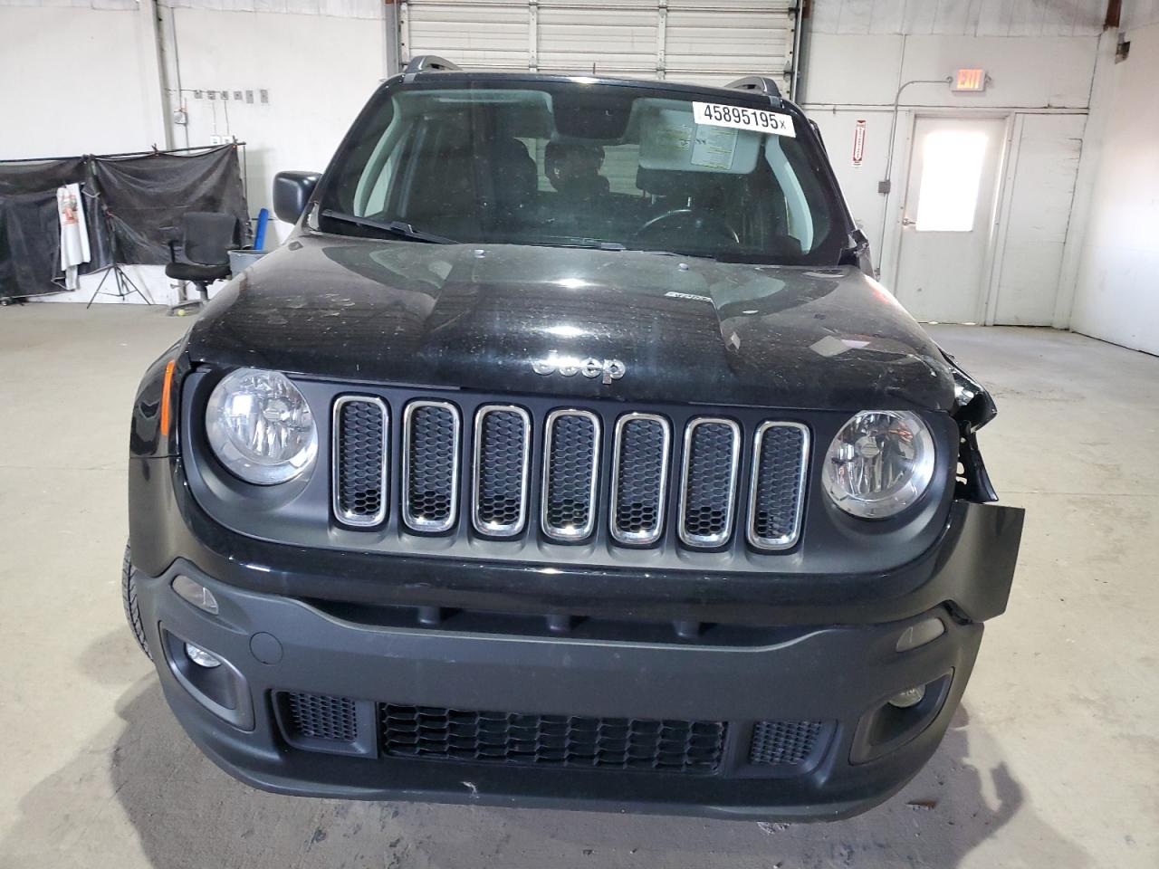 2018 Jeep Renegade VIN ZACCJBBB4JPH73537 Copart auction photo, front end / side damage thumbnail 5