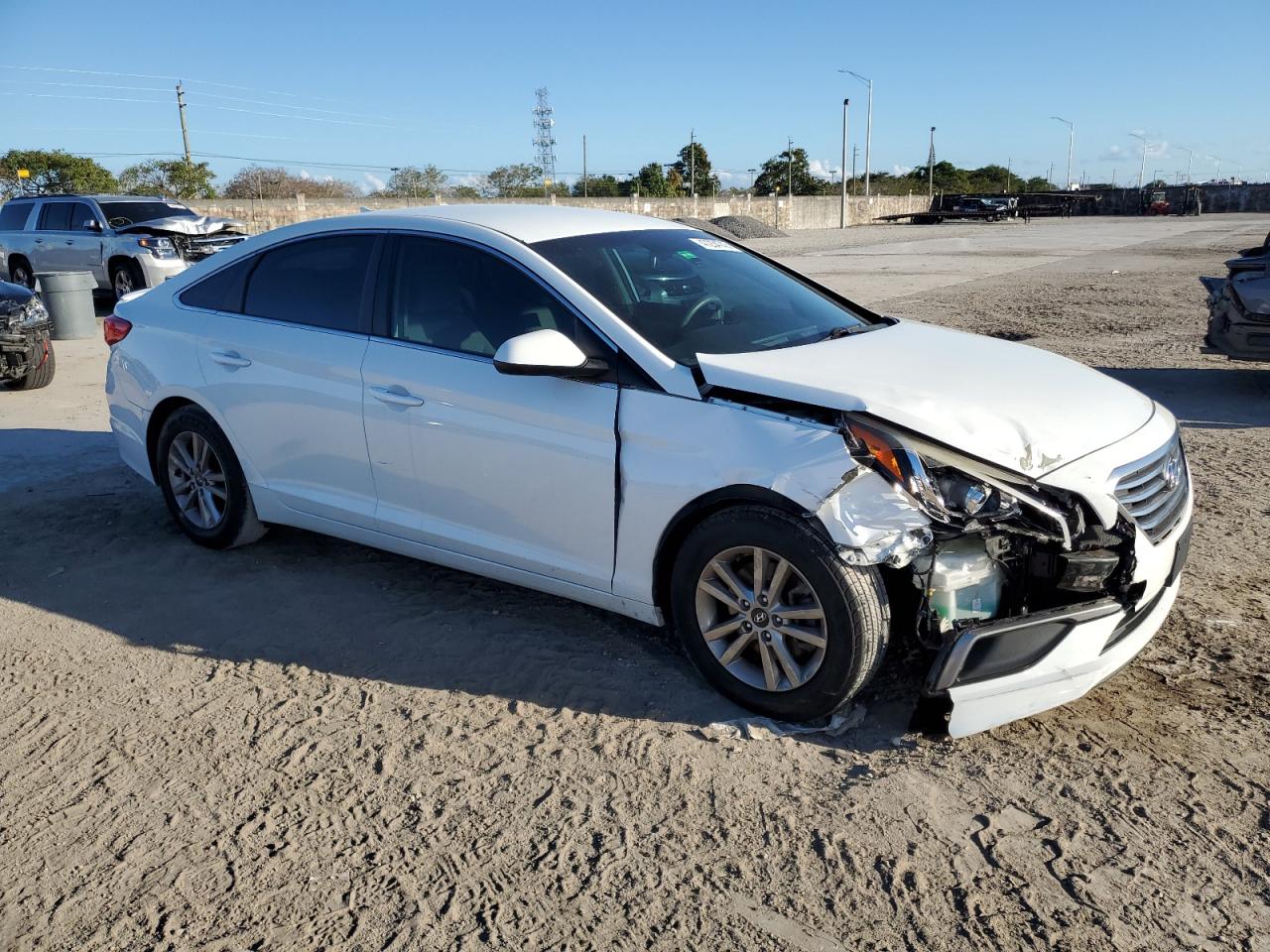 2016 Hyundai Sonata VIN 5NPE24AF7GH356601 Copart auction photo, front end damage thumbnail 4