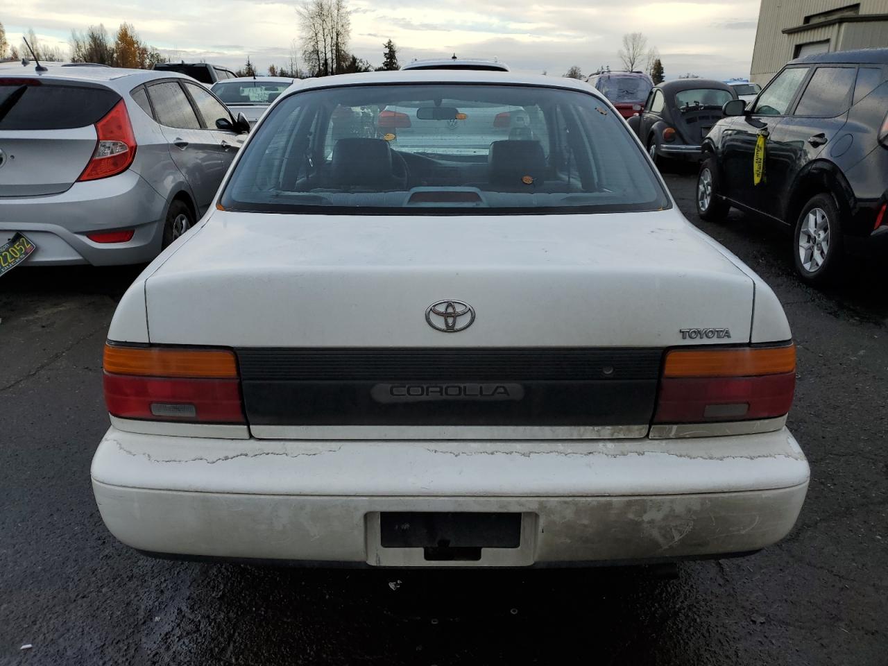 1994 Toyota Corolla VIN 1NXAE04B2RZ175367 Copart auction photo, all over damage thumbnail 6