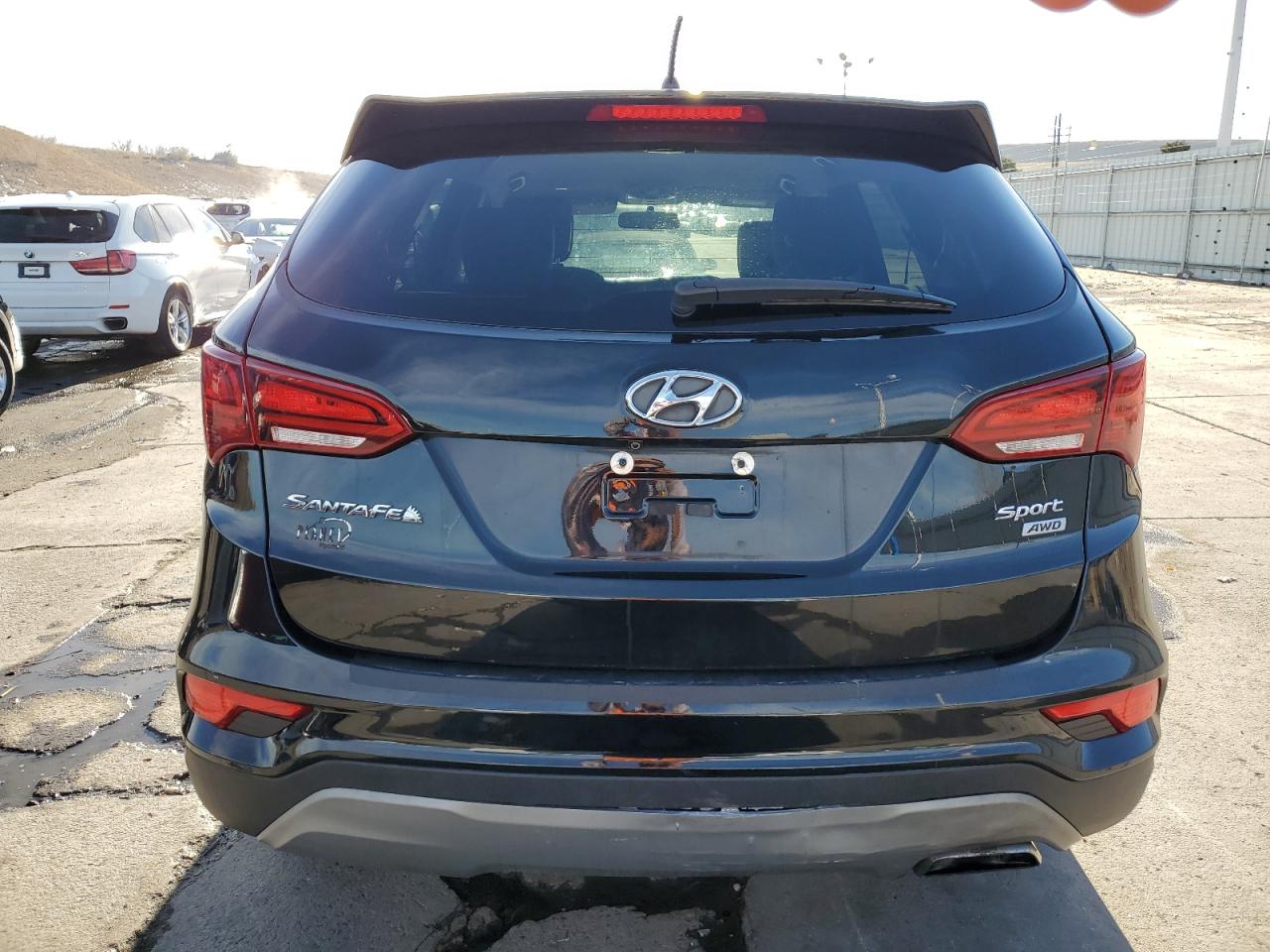 2018 Hyundai Santa Fe VIN 5XYZTDLB6JG530973 Copart auction photo, side damage thumbnail 6