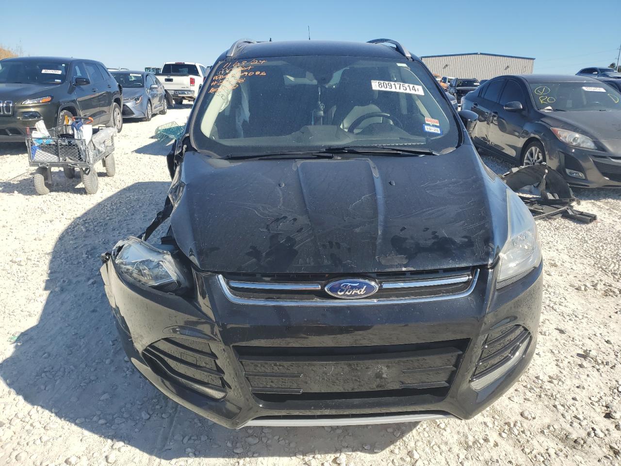 2016 Ford Escape VIN 1FMCU0JX0GUC03062 Copart auction photo, side / front end damage thumbnail 5