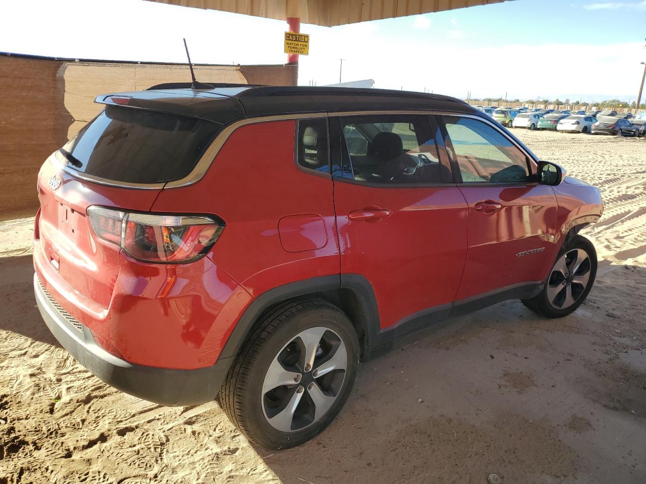 2018 Jeep Compass VIN 3C4NJCBBXJT251048 Copart auction photo, front end damage thumbnail 3