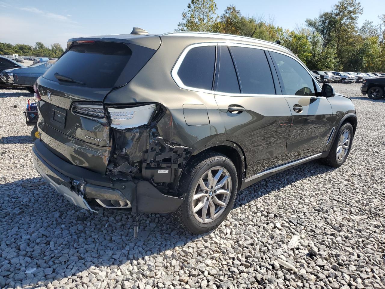2022 BMW X5 VIN 5UXCR6C01N9M14214 Copart auction photo, front end / rear end damage thumbnail 3