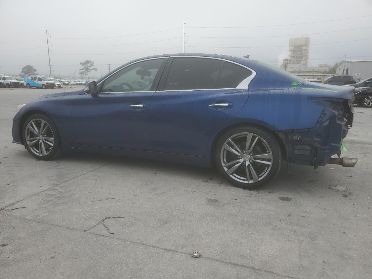 2019 Infiniti Q50 VIN JN1EV7AP1KM540757 Copart auction photo, rear end damage thumbnail 2