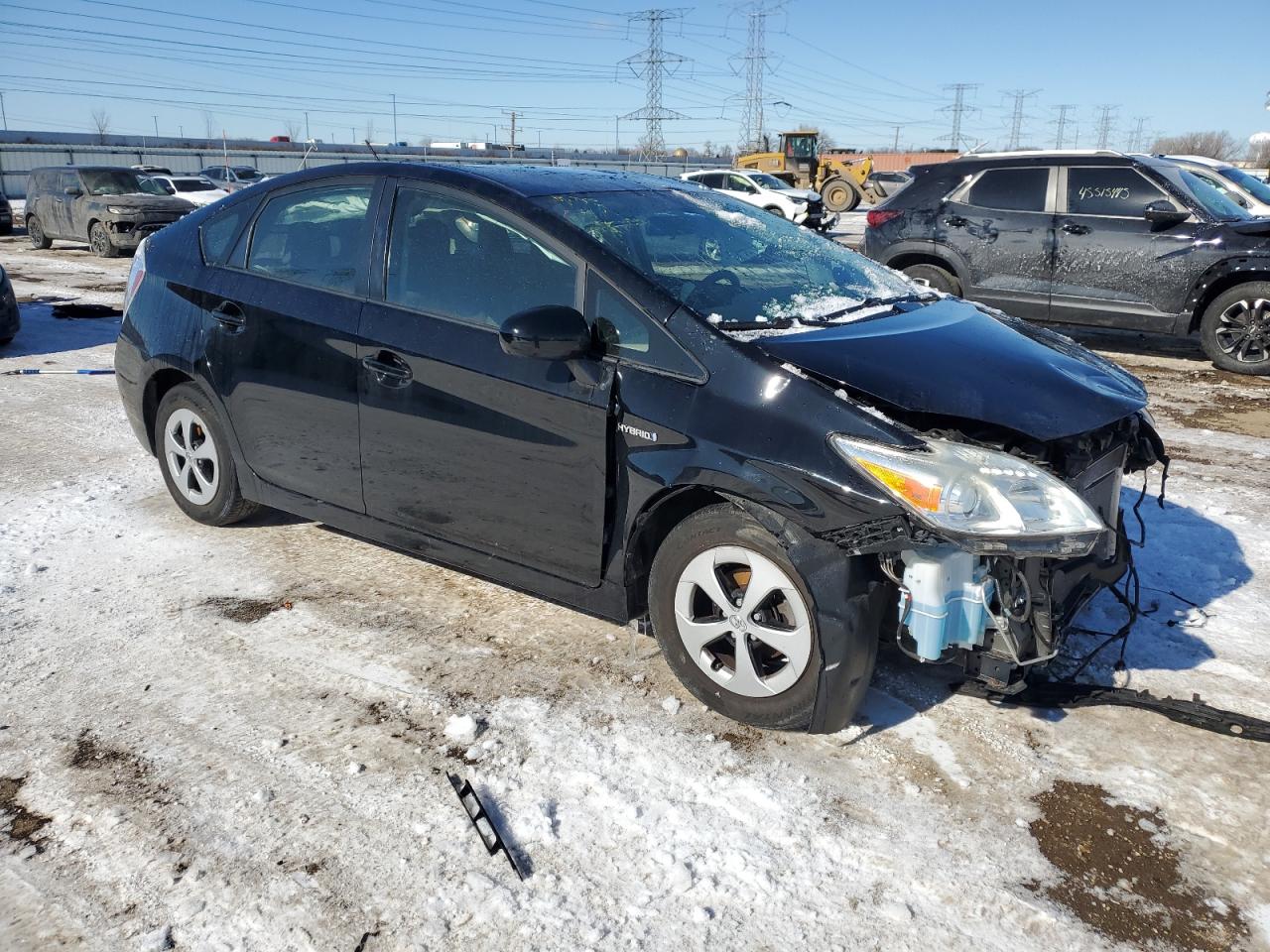 2014 Toyota Prius VIN JTDKN3DU6E1773405 Copart auction photo, front end damage thumbnail 4