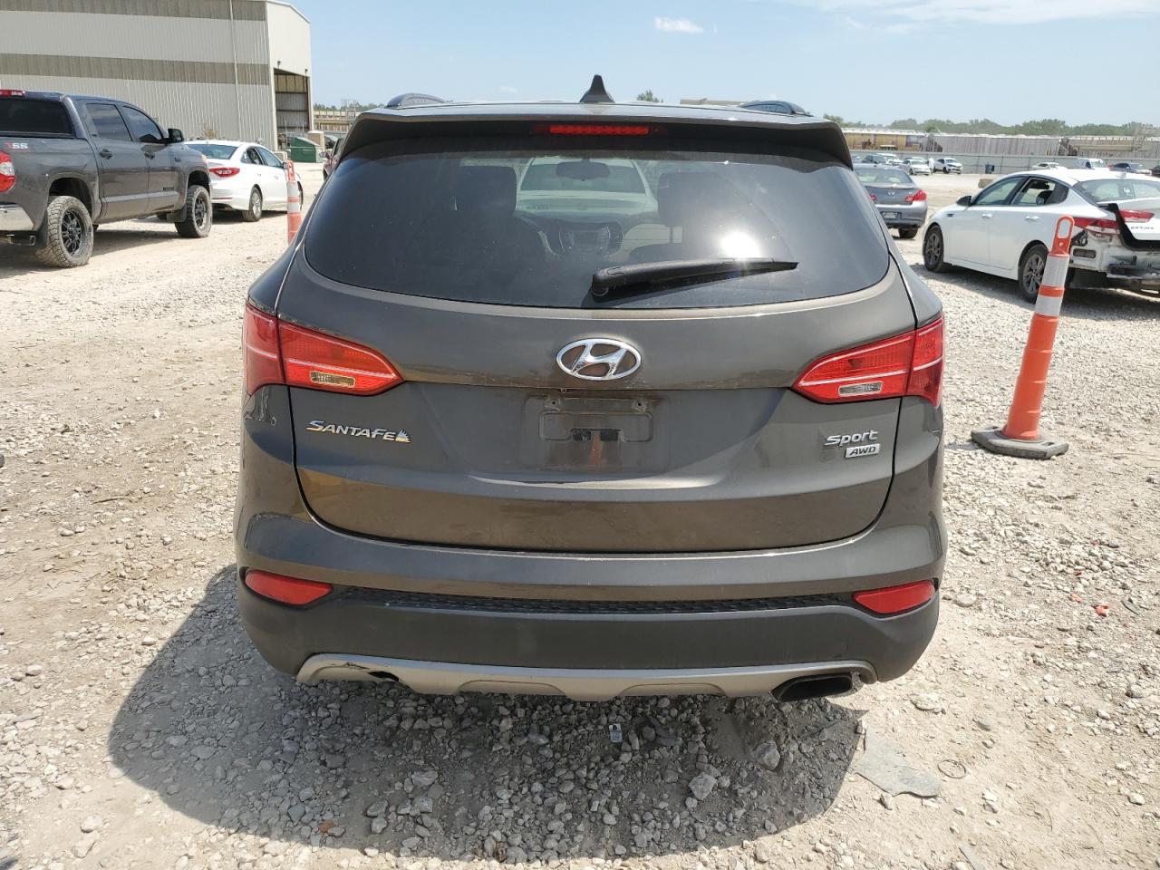 2014 Hyundai Santa Fe VIN 5XYZUDLB3EG154350 Copart auction photo, all over damage thumbnail 6