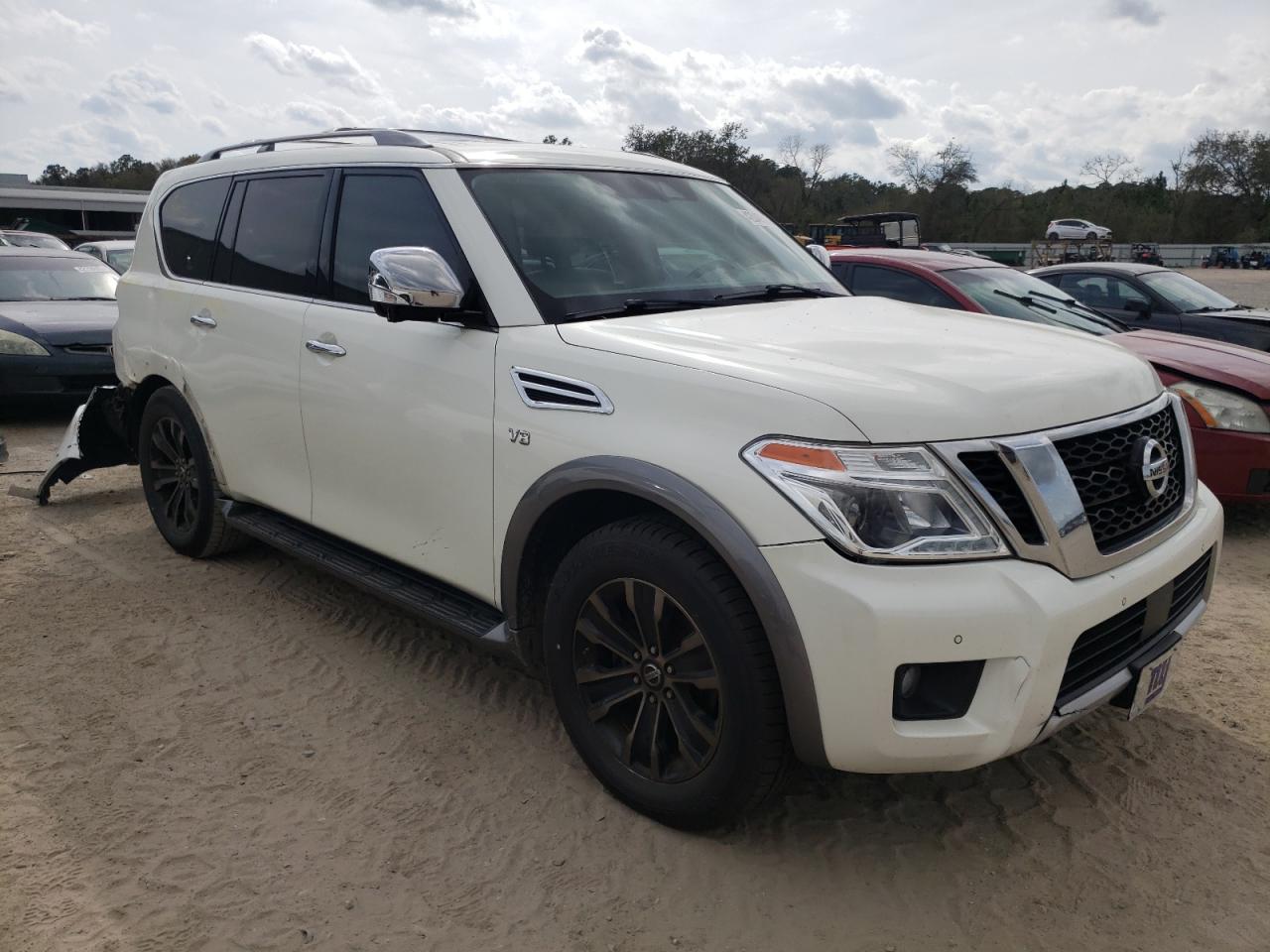 2018 Nissan Armada VIN JN8AY2NF0JX300186 Copart auction photo, rear end damage thumbnail 4