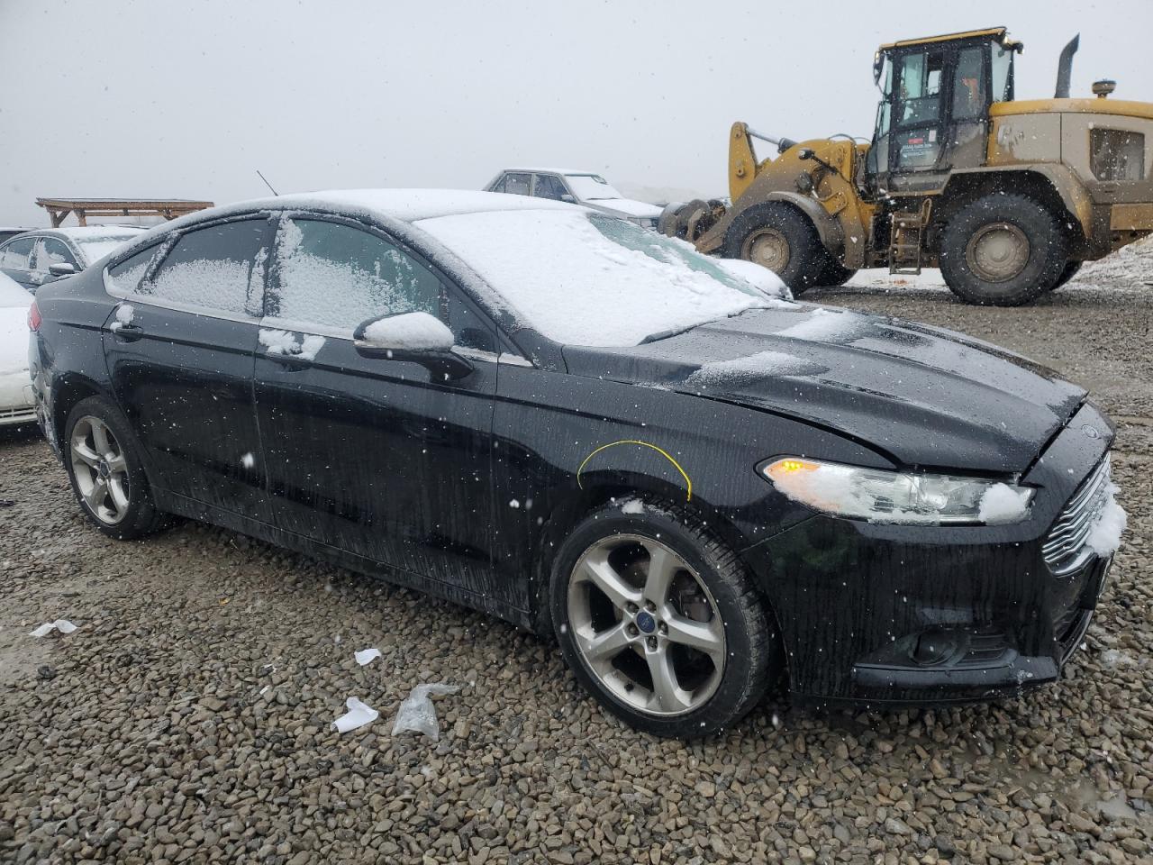 2016 Ford Fusion VIN 3FA6P0T97GR268205 Copart auction photo, front end / side damage thumbnail 4