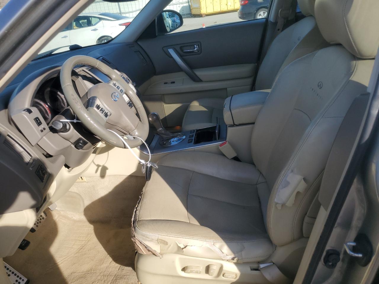 2008 Infiniti FX VIN JNRAS08U48X101003 Copart auction photo, front end damage thumbnail 7