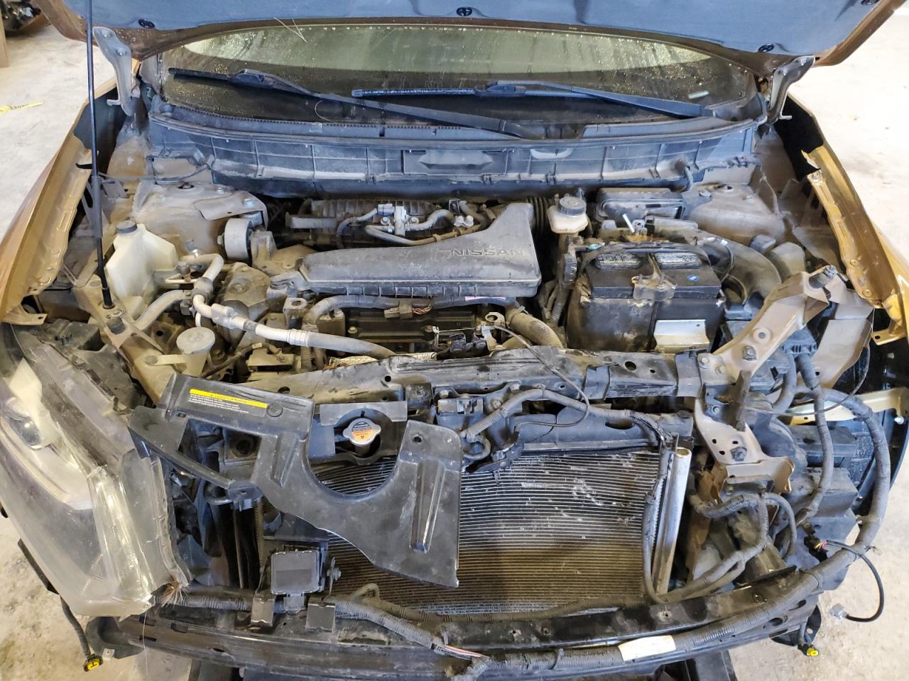 2014 Nissan Rogue VIN 5N1AT2MV4EC808589 Copart auction photo, front end / minor dent/scratches damage thumbnail 12