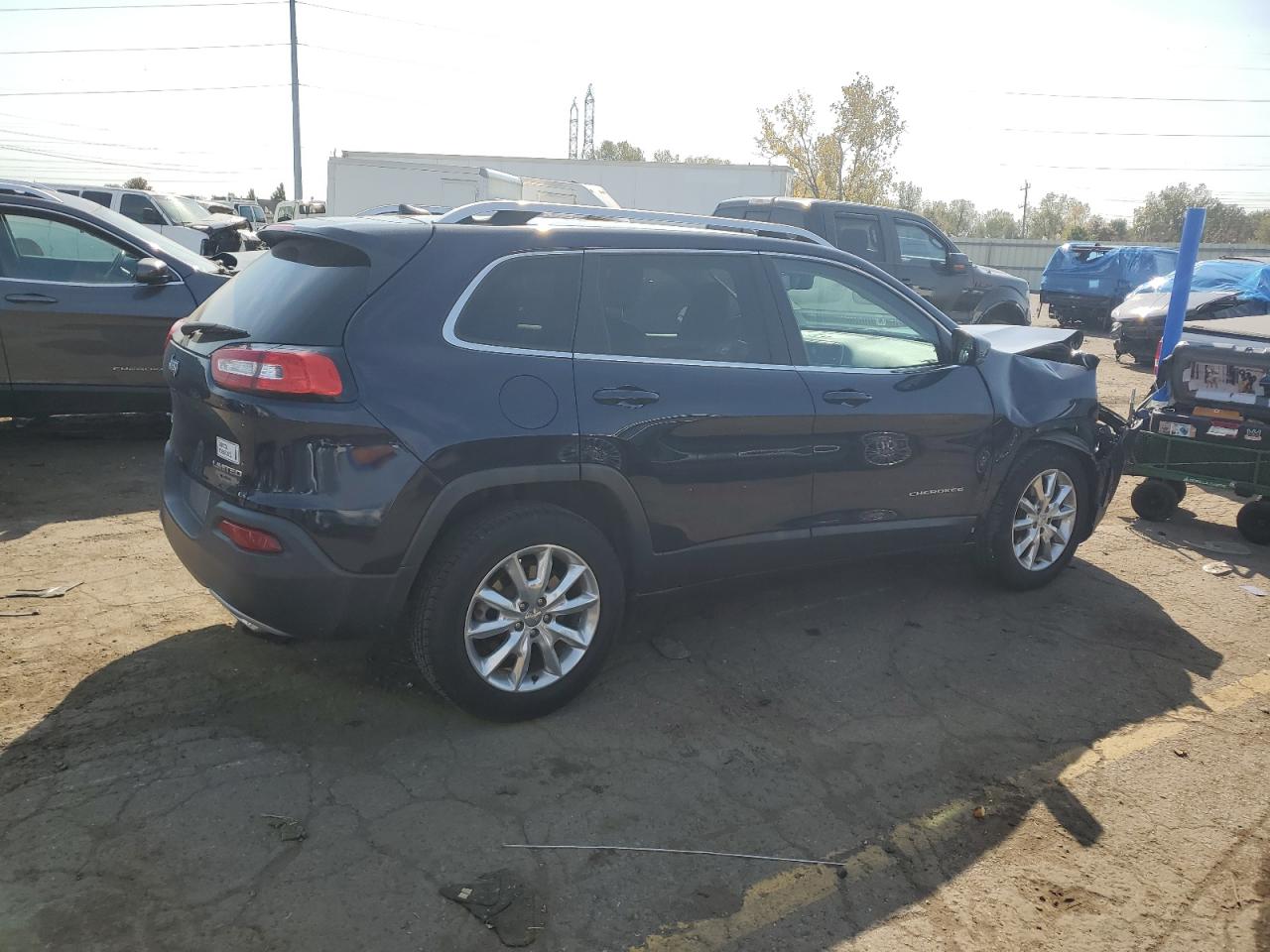 2016 Jeep Grand Cherokee VIN 1C4PJMDS3GW116038 Copart auction photo, front end damage thumbnail 3