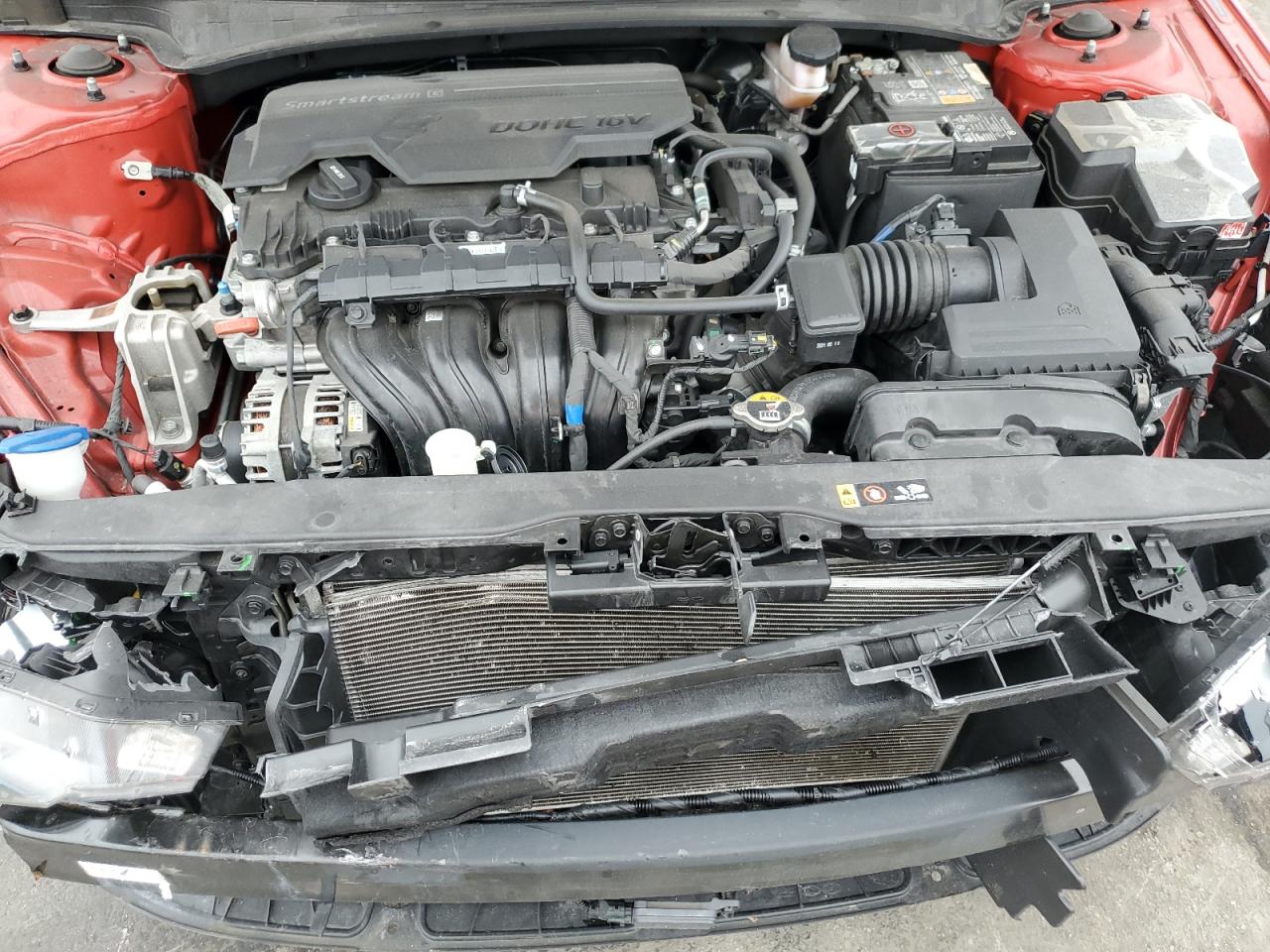 2022 Hyundai Elantra VIN 5NPLS4AG5NH076642 Copart auction photo, front end / rear end damage thumbnail 11
