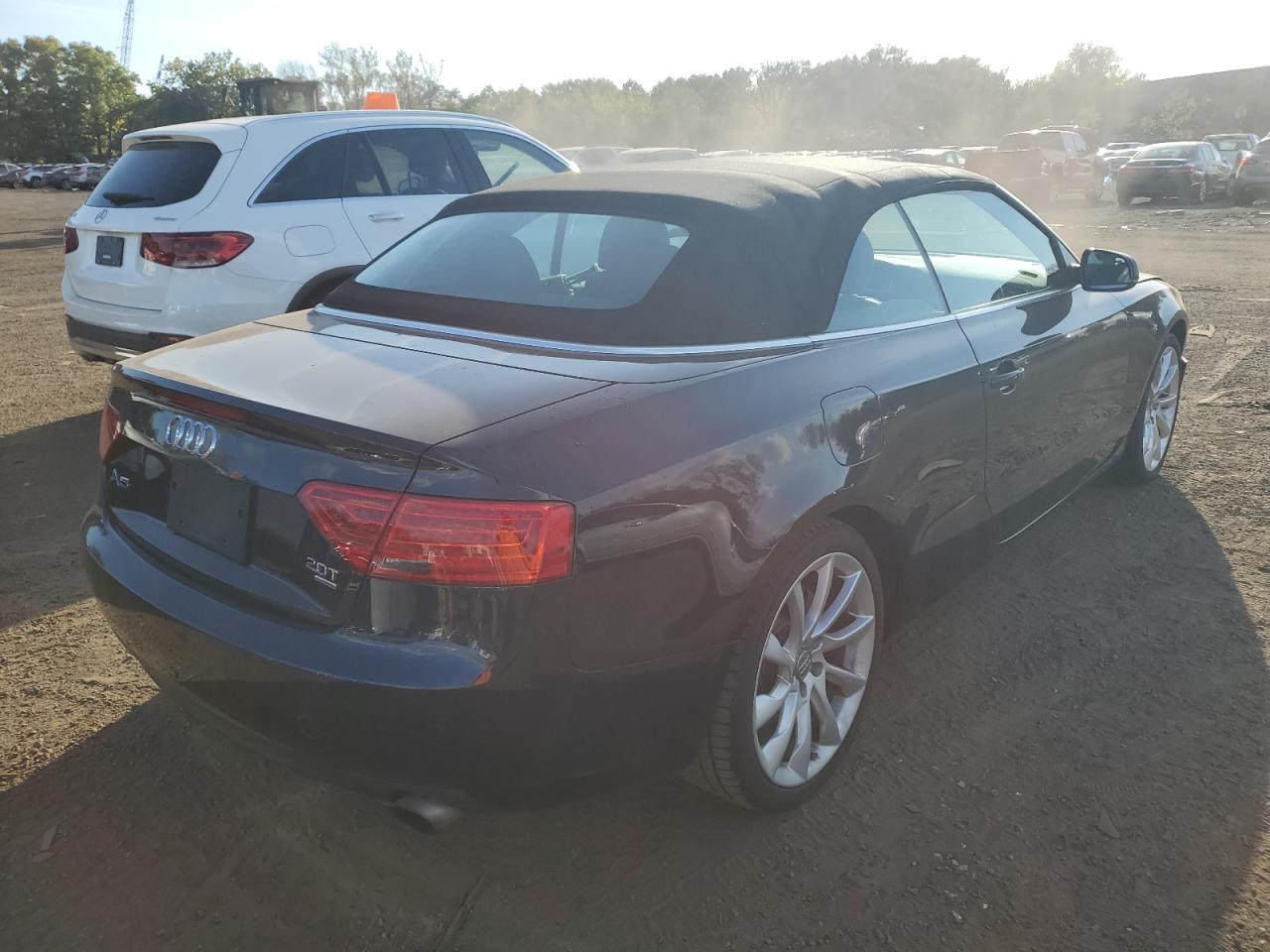 2014 Audi A5 VIN WAULFAFH5EN002252 Copart auction photo, front end / minor dent/scratches damage thumbnail 3