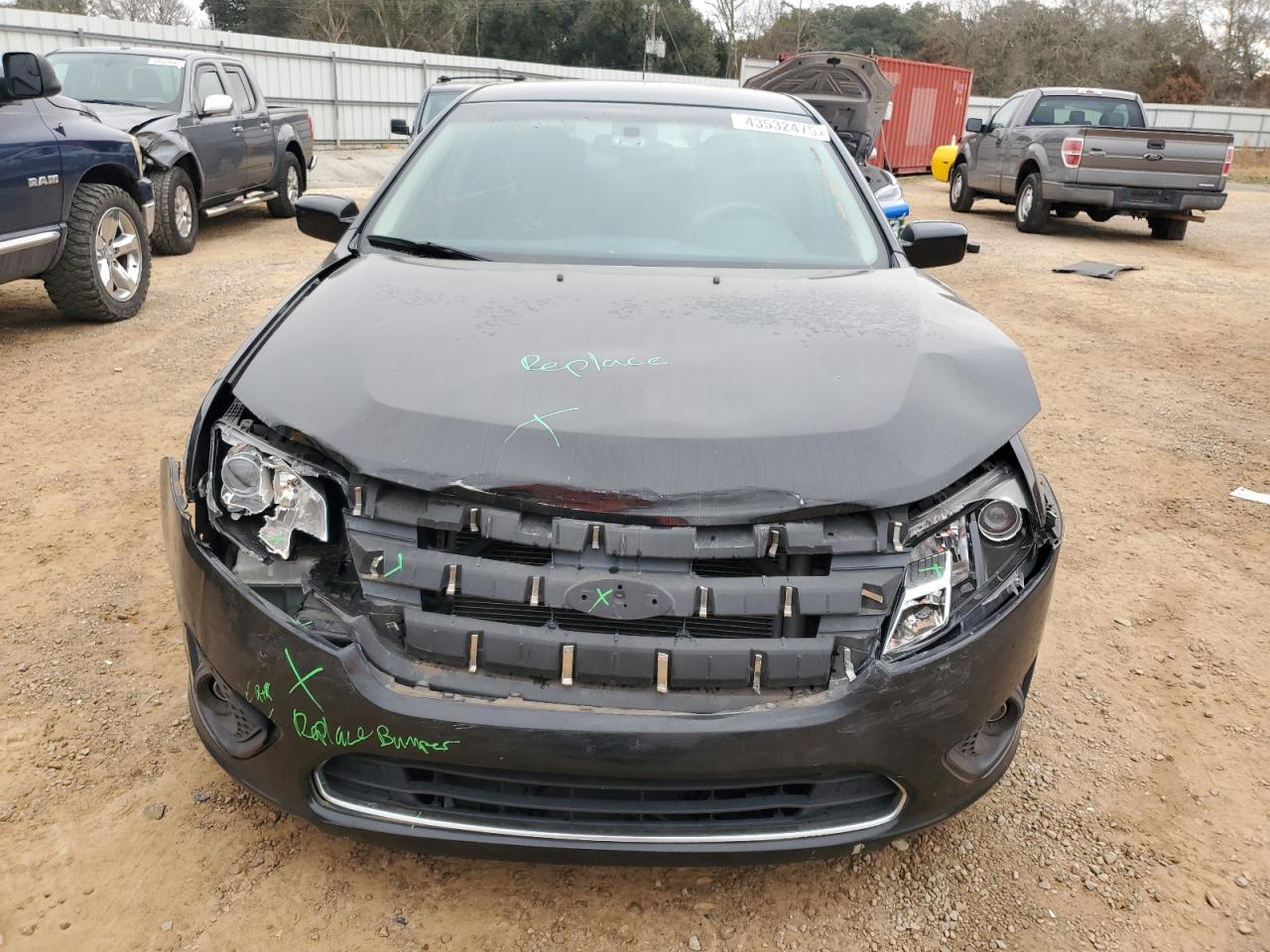 2010 Ford Fusion VIN 3FAHP0HA7AR331158 Copart auction photo, front end damage thumbnail 5