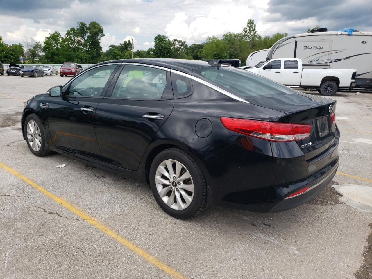 2018 KIA Optima VIN 5XXGU4L36JG187969 Copart auction photo, side / hail damage thumbnail 2