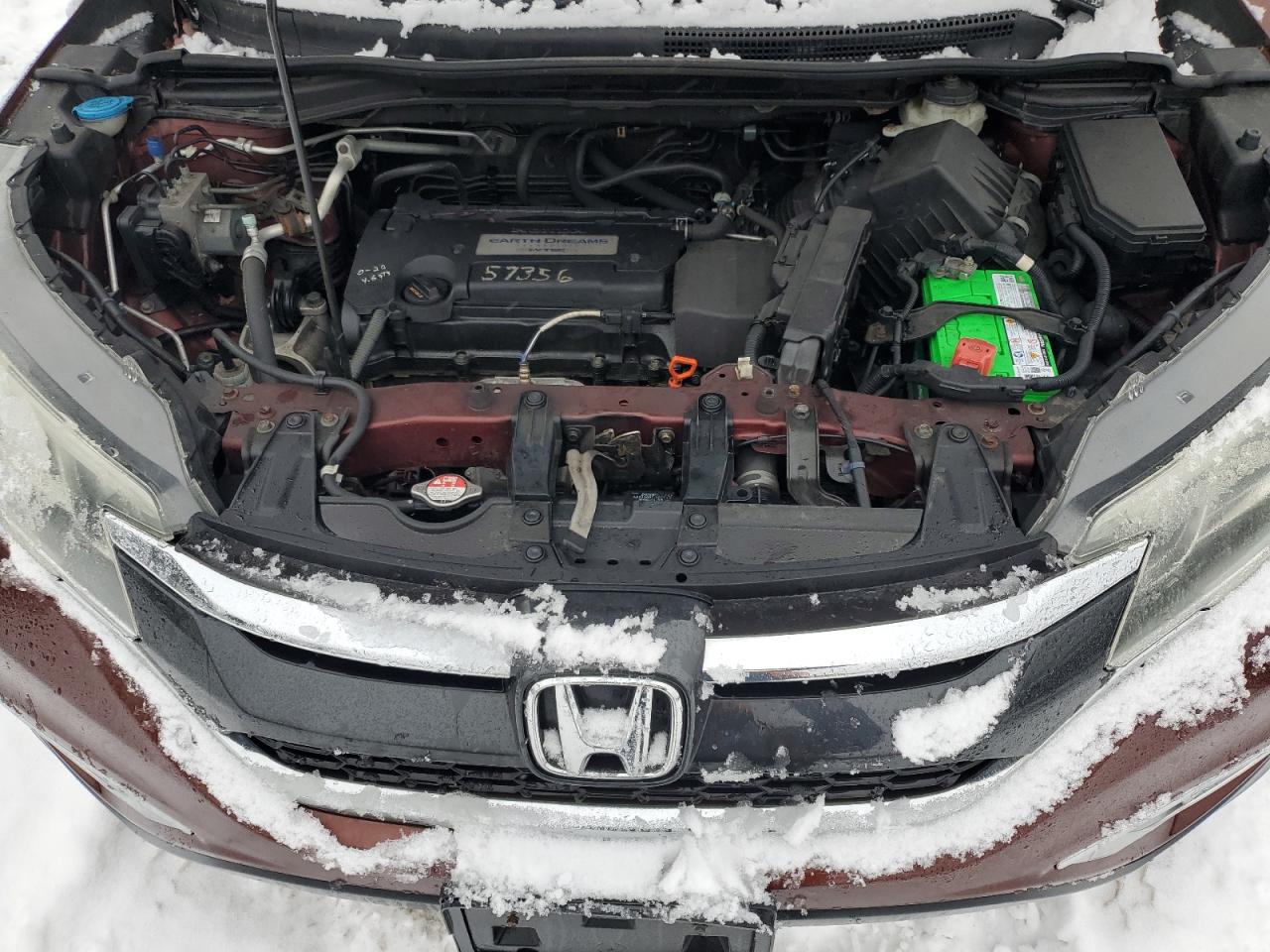 2015 Honda CR-V VIN 5J6RM4H5XFL111434 Copart auction photo, side / undercarriage damage thumbnail 12