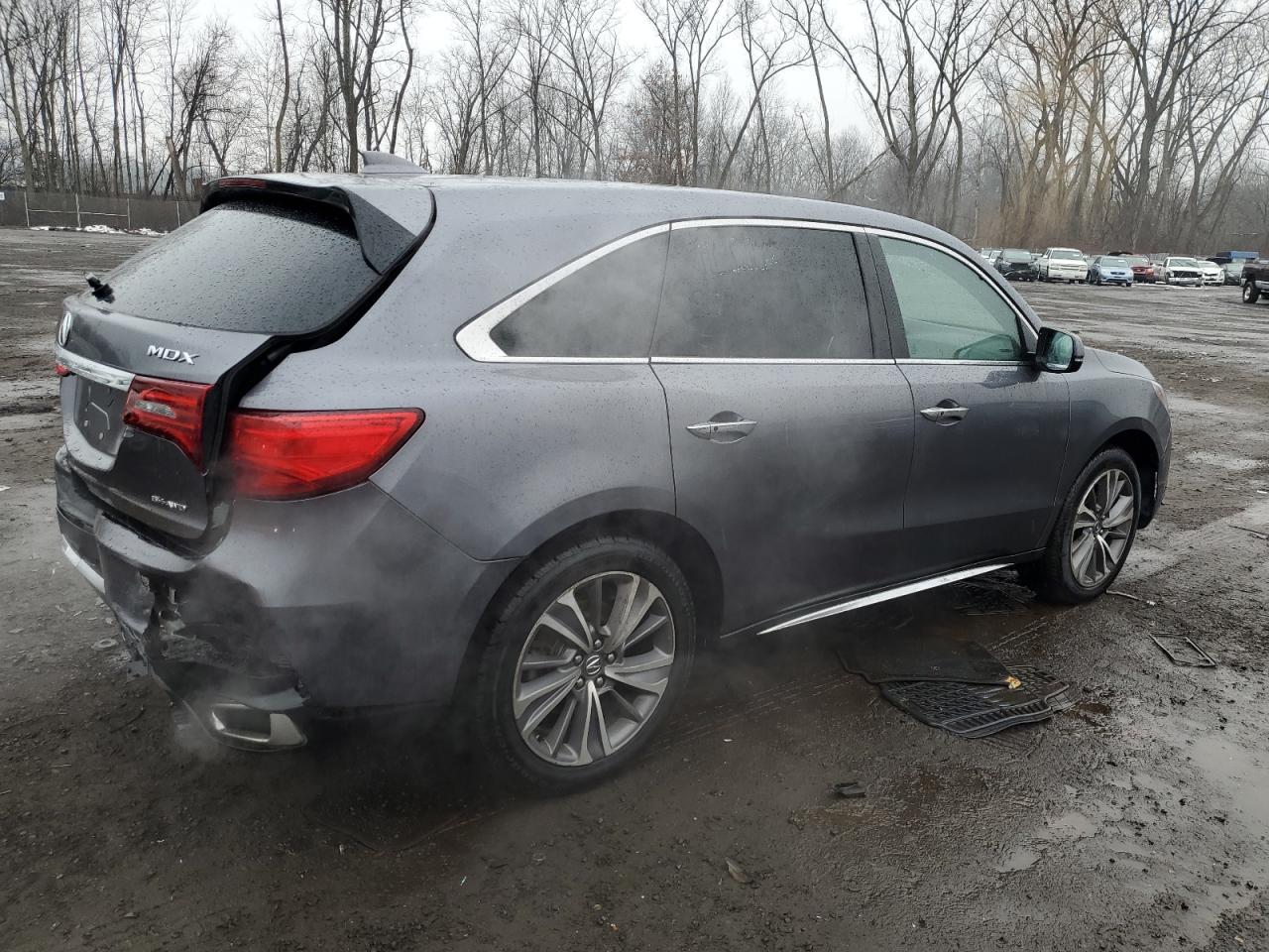 2018 Acura MDX VIN 5J8YD4H52JL018533 Copart auction photo, rear end damage thumbnail 3