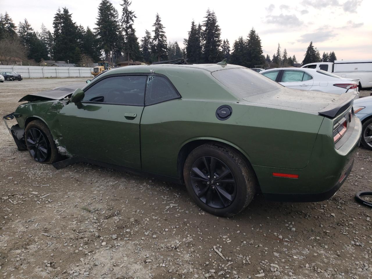 2020 Dodge Challenger VIN 2C3CDZKG2LH139535 Copart auction photo, front end / side damage thumbnail 2