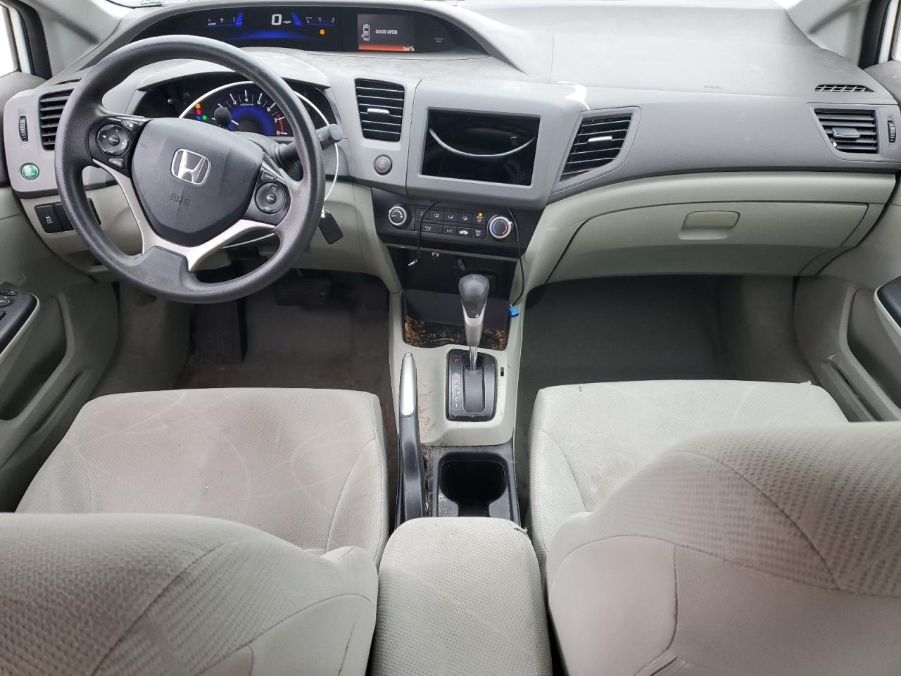 2012 Honda Civic VIN 2HGFB2F66CH322901 Copart auction photo, all over damage thumbnail 8