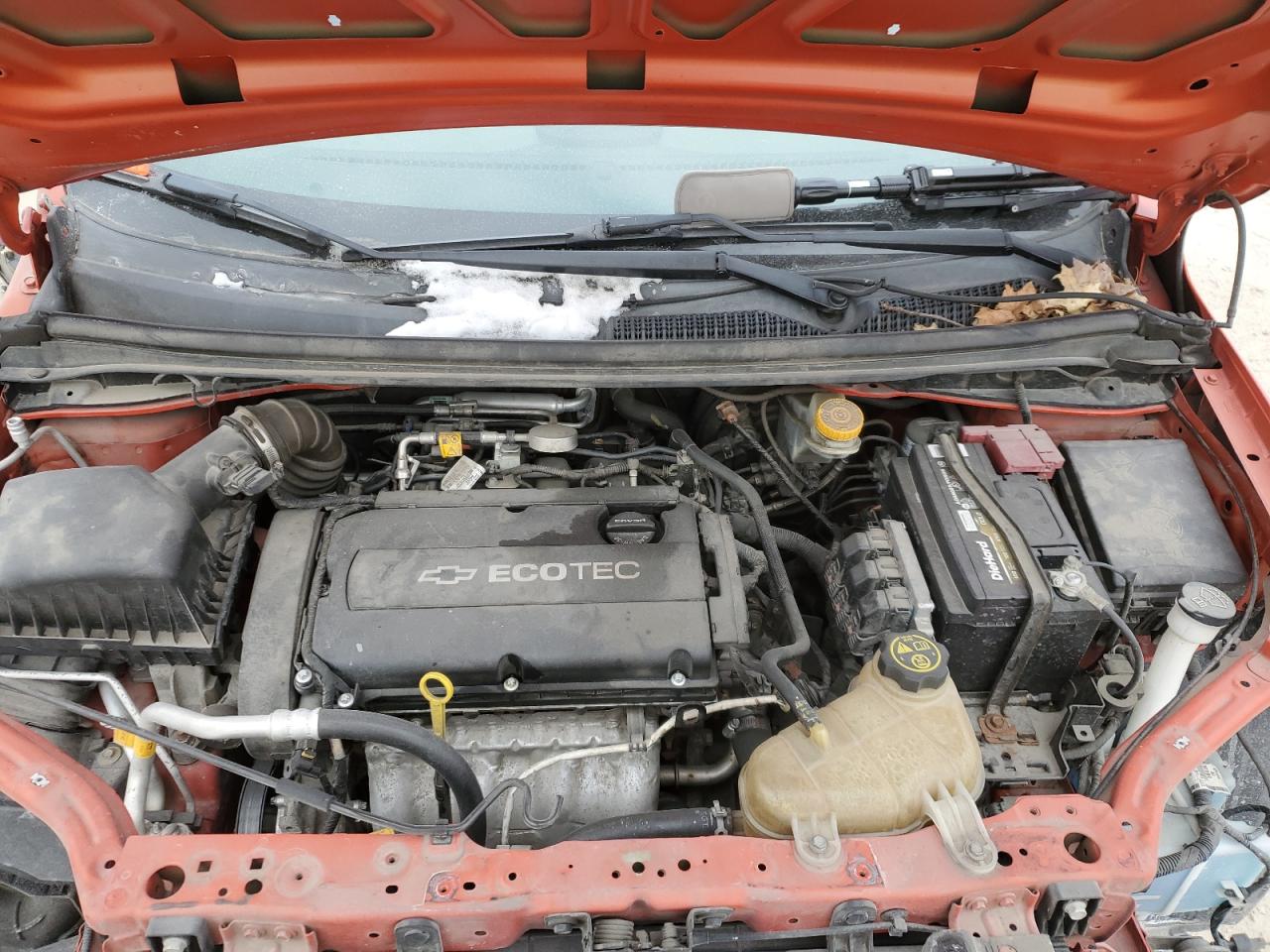 2013 Chevrolet Sonic VIN 1G1JA5SH9D4158507 Copart auction photo, front end / side damage thumbnail 11