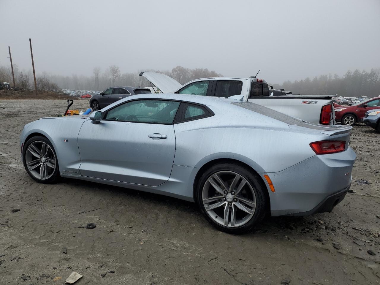 2018 Chevrolet Camaro VIN 1G1FB1RS6J0118675 Copart auction photo, side / front end damage thumbnail 2