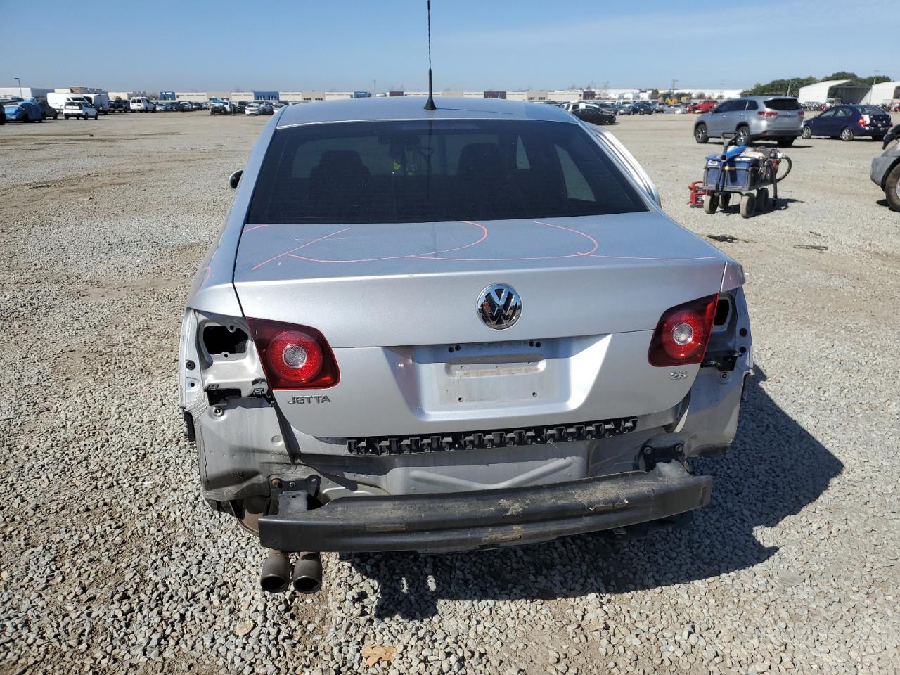 2010 Volkswagen Jetta VIN 3VWRZ7AJ7AM167450 Copart auction photo, all over damage thumbnail 6