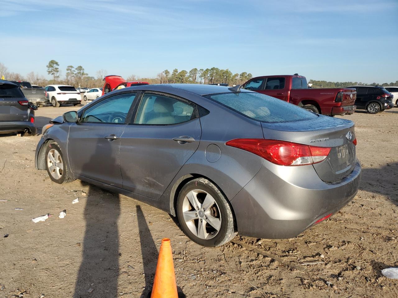 2011 Hyundai Elantra VIN KMHDH4AE3BU101200 Copart auction photo, front end damage thumbnail 2