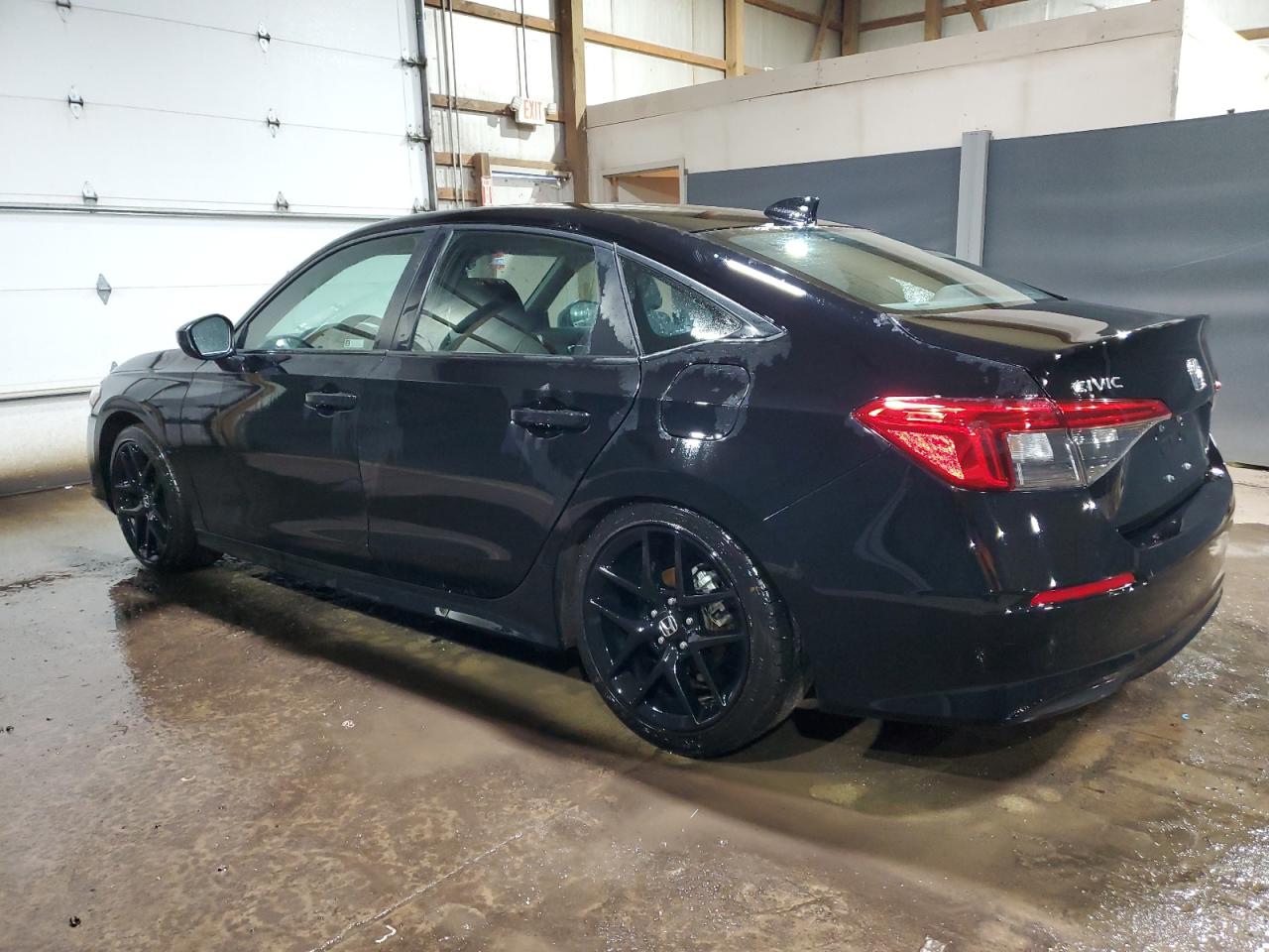 2024 Honda Civic VIN 2HGFE2F50RH555292 Copart auction photo, rear end / side damage thumbnail 2