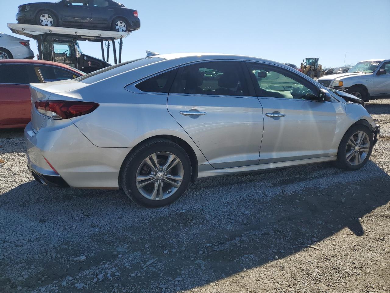 2019 Hyundai Sonata VIN 5NPE34AF4KH749655 Copart auction photo, front end damage thumbnail 3
