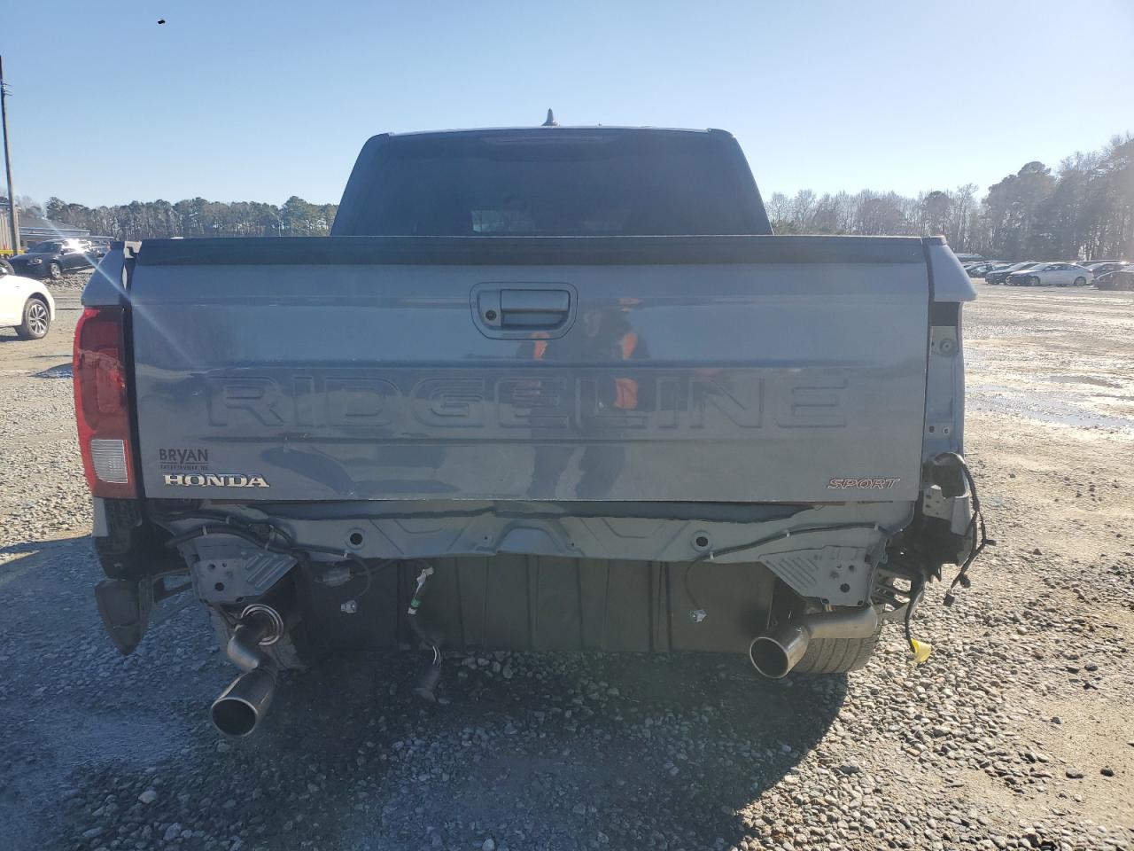 2024 Honda Ridgeline VIN 5FPYK3F14RB016447 Copart auction photo, rear end damage thumbnail 6