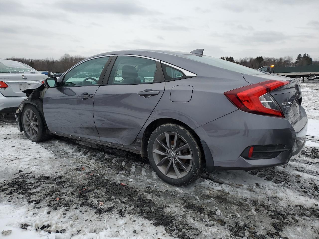 2020 Honda Civic VIN 19XFC1F31LE207646 Copart auction photo, front end / side damage thumbnail 2