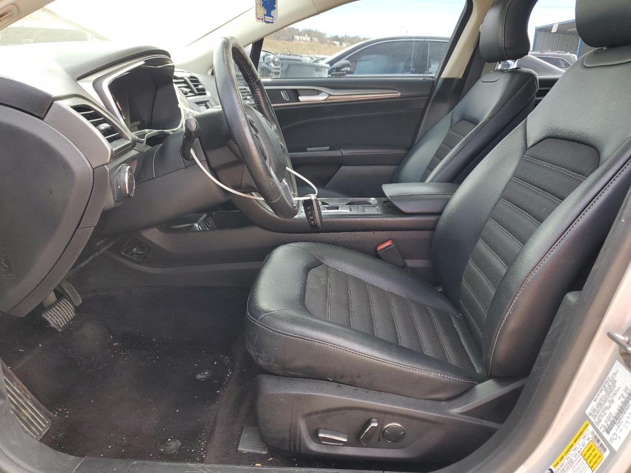 2017 Ford Fusion VIN 3FA6P0LU7HR296043 Copart auction photo, rear end damage thumbnail 7